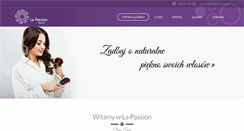 Desktop Screenshot of lapassion.com.pl
